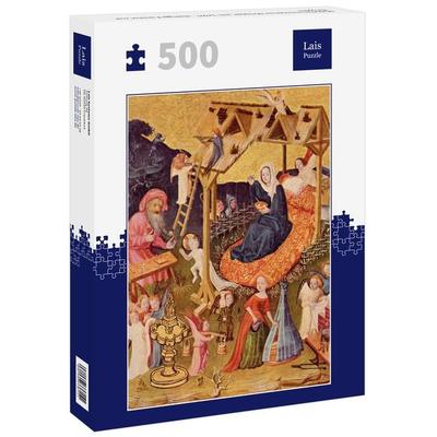 Lais Puzzle Mittelrheinischer Meister um 1420 - Heilige Familie mit Engeln 500 Teile