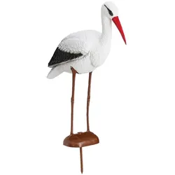 relaxdays Gartenfigur Storch