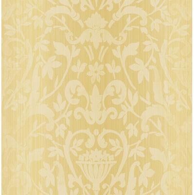 Seabrook Designs Alba Linen Damask Unpasted Wallpaper