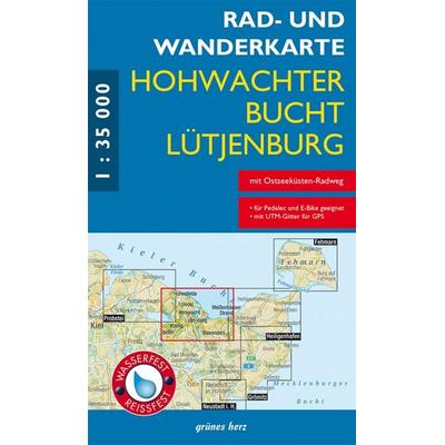 Rad- und Wanderkarte Hohwachter Bucht, Lütjenburg, Sonstige von , Grünes Herz, 978-3-86636-449-3