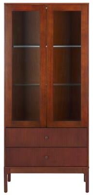 "SEI Furniture Clairville Curio Cabinet - 32""W x 16""D x 70""H"