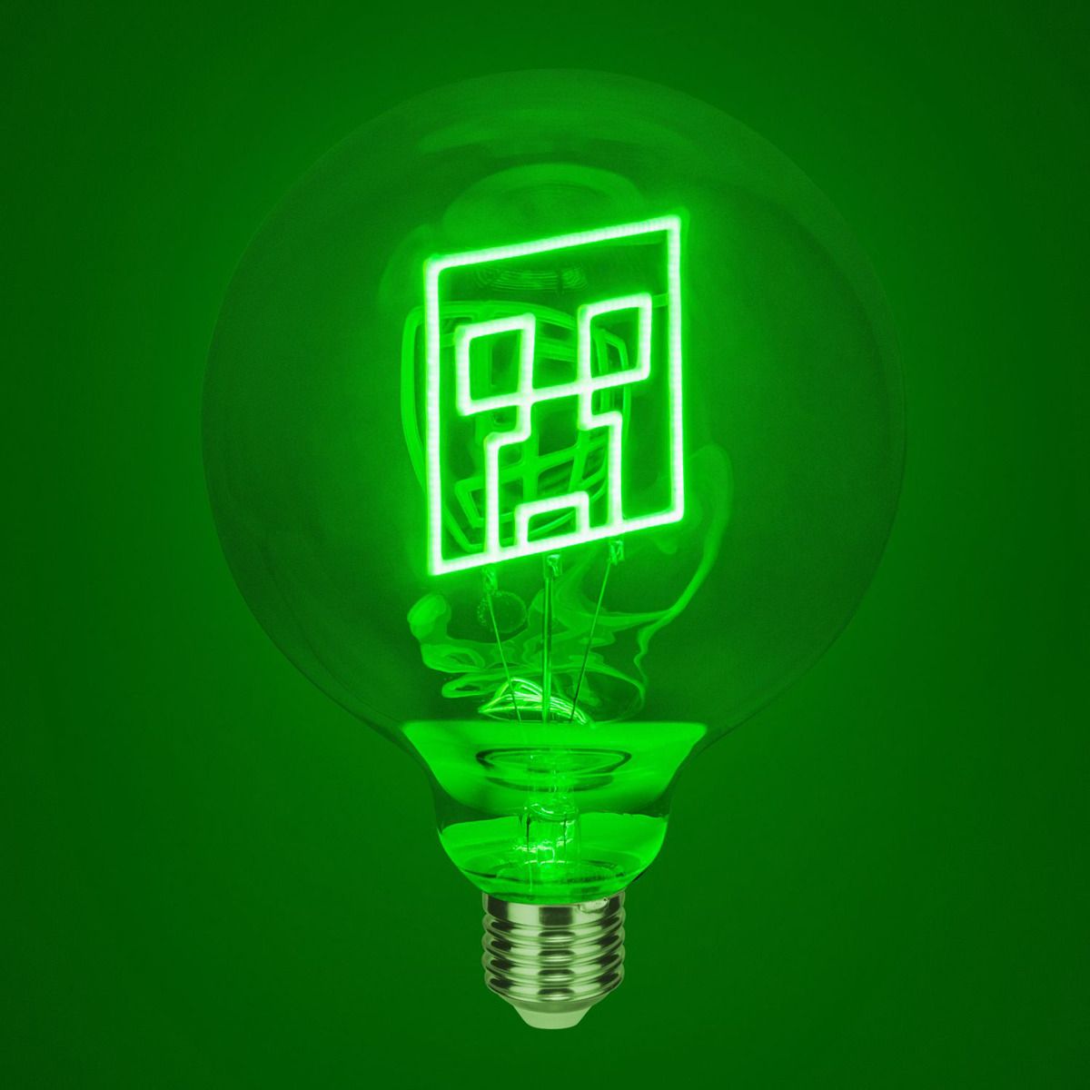 LED Neon Bulb -polttimo Minecraft Creeper Paladone