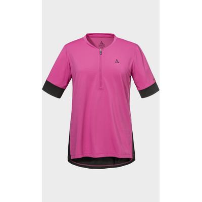 Radtrikot SCHÖFFEL "CIRC Shirt Style Pinega WMS", Damen, Gr. 36, pink (3305, pink), Oberstoff: 100% Polyester, Trikots