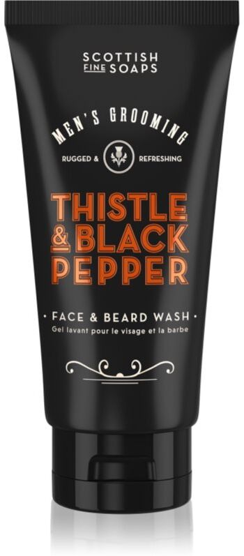 Scottish Fine Soaps Thistle & Black Pepper Washing Gel for face and beard 150 ml