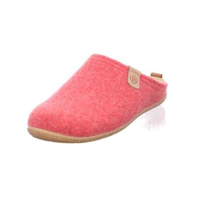 Hausschuh ROHDE "Rohde Hausschuhe Filz", Damen, Gr. 37, rot, Filz, Schuhe Hausschuh