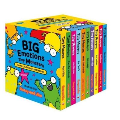 Big Emotions Tiny Monsters 10-Book Collection: Manners, Behaviours and Feelings, Set von Red,Sweet Cherry Publishing, Sweet Cherry Publishing,