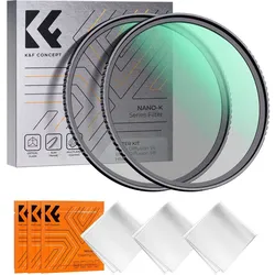 K&F Concept 1/4+1/8 Black Mist Filter Set 77mm