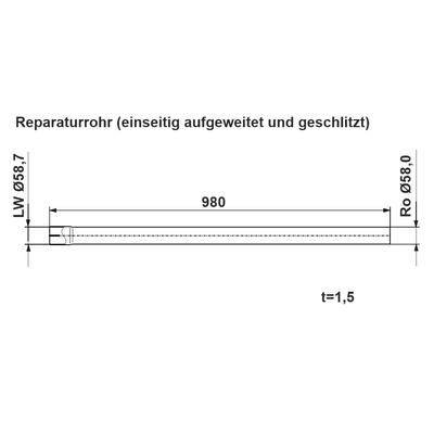 ERNST Abgasrohr, 461092