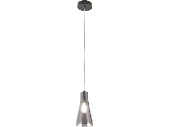 Pendellampe Abi grau Metall/Glas