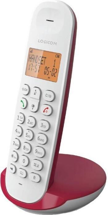 Logicom DECT ILOA 150 SOLO Draadloos telefoonapparaat - Aardbei - Zonder antwoordapparaat