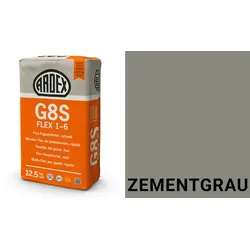 Ardex G8S FLEX 1-6 Flex-Fugenmörtel, schnell 12,5 kg Papiersack Zementgrau