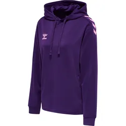 HUMMEL hmlCORE XK POLY SWEAT HOODIE WOMAN acai XS