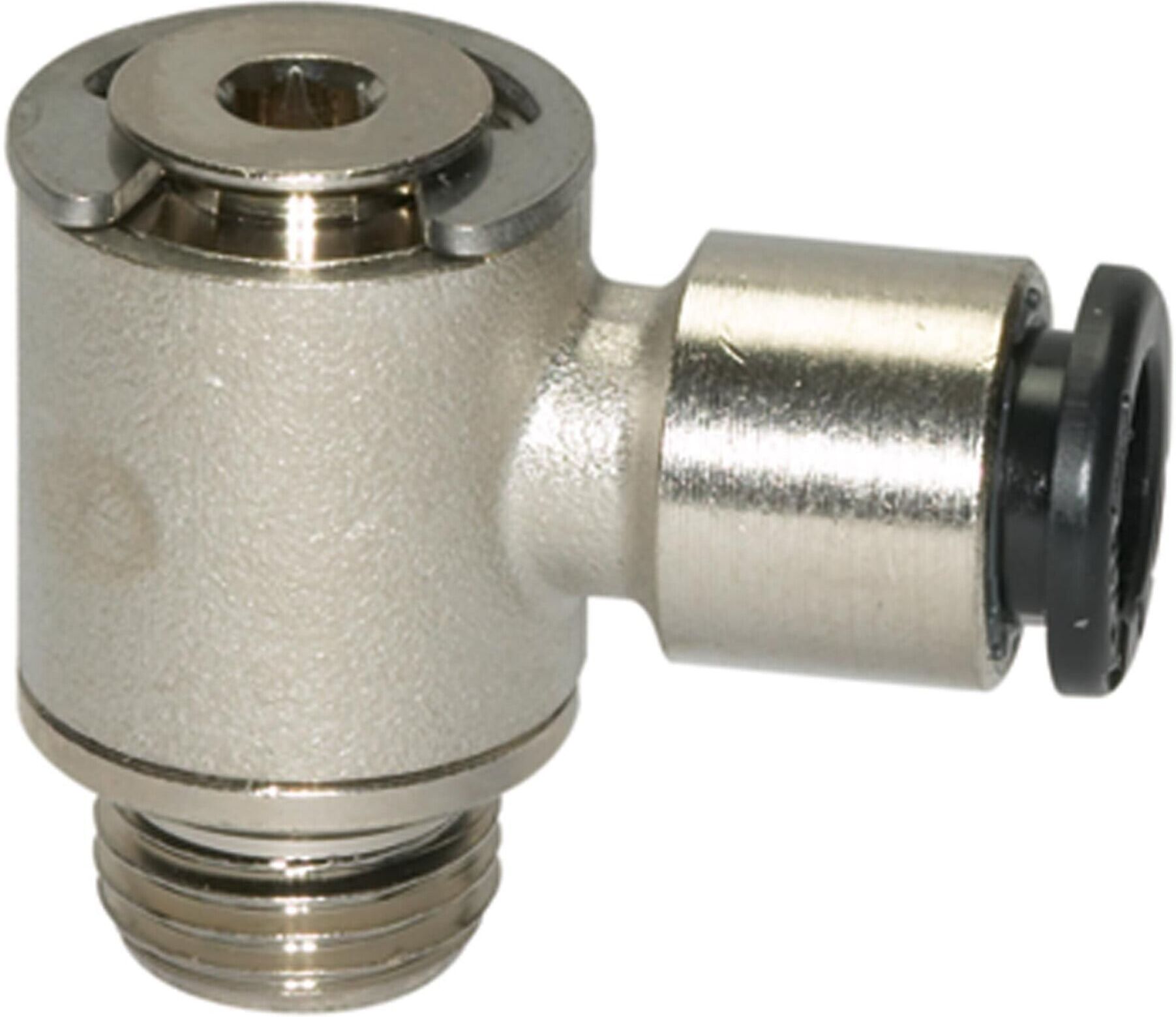 Riegler L-Steckverschraubung »click-clock«, drehbar, G 1/8 a., Schl.-Ã˜ 4 (756.018-4)