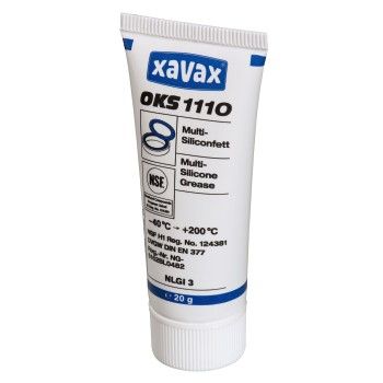 Xavax Silikonfett (Schwarz, Blau, Weiß) 111177 Multi-Silikonfett OKS1110 00111177