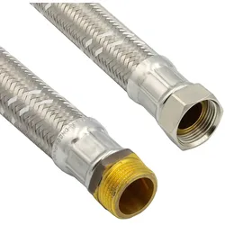 Diffusionsdichter Schlauch 750mm  25 x 33, 1` Mutter x 1` Außengewinde