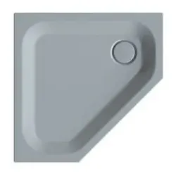 Bette BetteCaro Duschwanne 5319-412 80x80x3,5cm, quartz