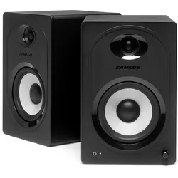 Samson MediaOne M50BT (Aktiv, Paar, 2x 40 W), Monitor Lautsprecher, Schwarz