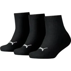 PUMA Kinder KIDS QUARTER 3P, Größe 23-26 in Schwarz Schwarz