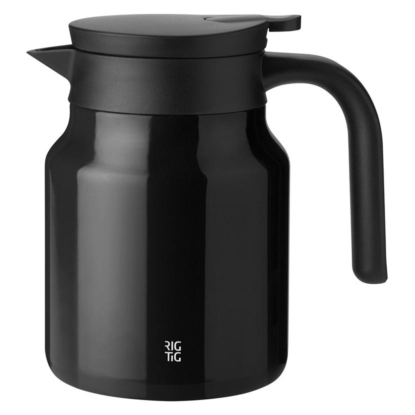 Rig-Tig by Stelton RIG-TIG - THERM-IT vacuum jug - Black - 0.9 l (0.90 l) (Z00457)