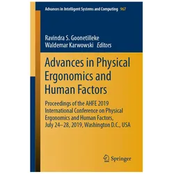 Advances in Physical Ergonomics and Human Factors, Fachbücher von Waldemar Karwowski, Ravindra S. Goonetilleke