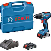 Akku-Bohrschrauber GSR 18V-65 Professional, 18Volt blau, 2x Li-Ion Akku GBA18V 2,0Ah, in L-Case
