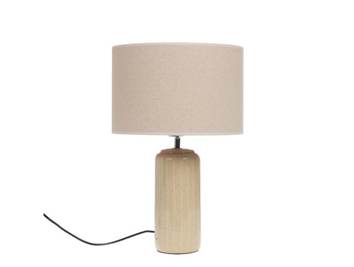Lampe petit modèle en céramique - 32x56cm - ivoire