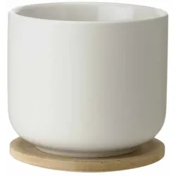 Stelton Theo Becher mit Untersetzer sand