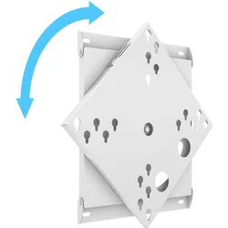 Multibrackets Wandhalterung 50-95 Zoll, Stahl, weiss, max50kg (Wand, 50 kg, 50" - 95"), TV Wandhalterung, Weiss