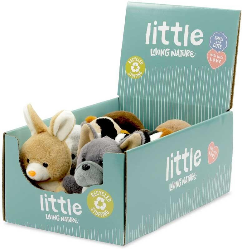Living Nature LITTLE Snugglies Farm Knuffel met boerderijthema