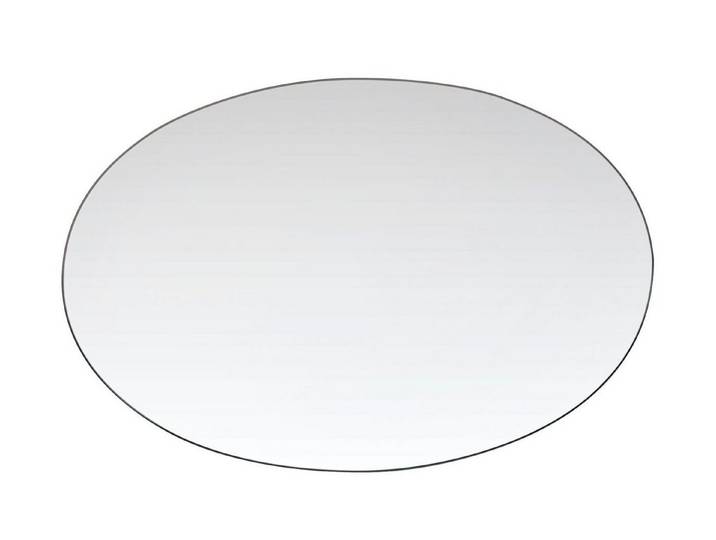 Rosenthal Servierplatte TAC Gropius Platin Platte 38 cm, Porzellan, (Platten), Platten
