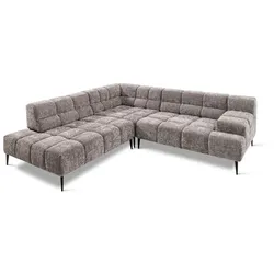 designwerk Ecksofa Liam Stoff Argento