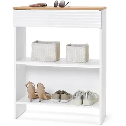 Tchibo - Konsole mit Schublade - 70x30,5x89cm - braun -