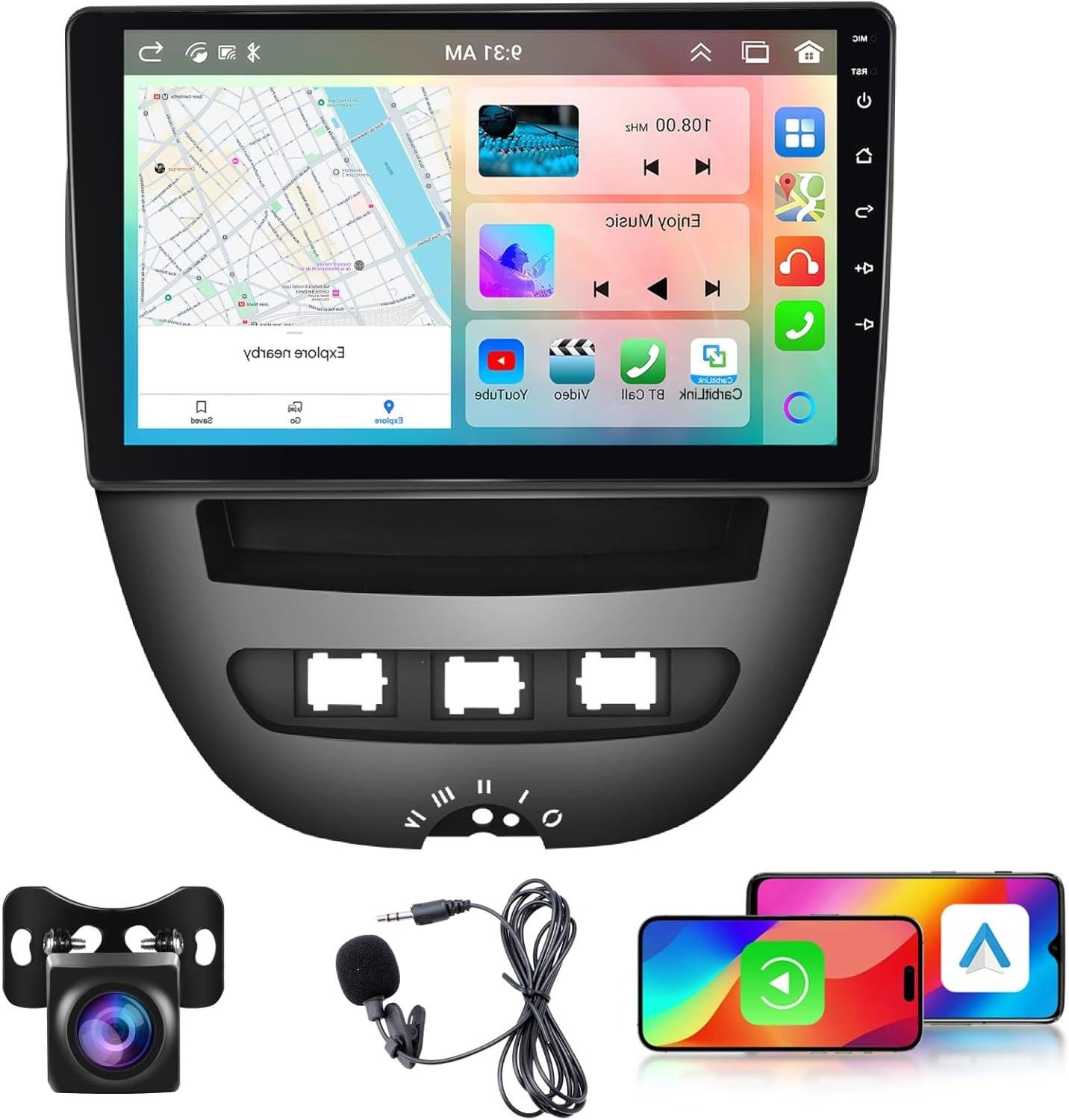 Selius Autoradio met 10,1 Inch Touchscreen Multimedia Car Audio