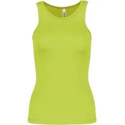 Kariban ProAct Damen Sport Shirt ärmellos Tank Top PA442 lime XL