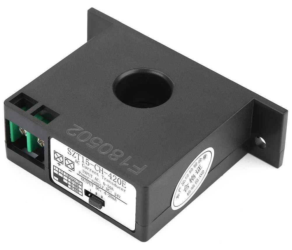 Lustrens Wisselstroomomvormer van AC 0-50A naar DC 0-5V/0-10V/4-20mA