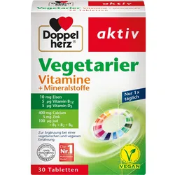 Doppelherz Vegetarier Vitamine + Mineralstoffe 30 ST