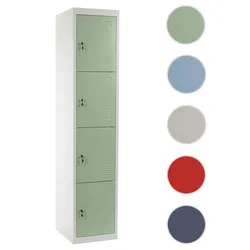 Schließfach Boston T163, Schließfachschrank Wertfachschrank Spind, Metall 180x38x45cm ~ grün