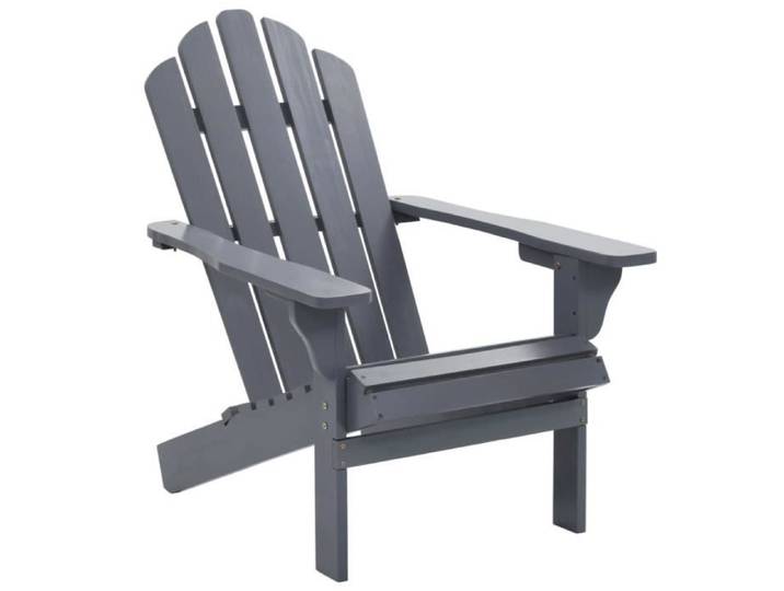 Chaise de jardin Bois Gris - FAUTEUIL DE JARDIN HAUT DE GAMME Gris 3722
