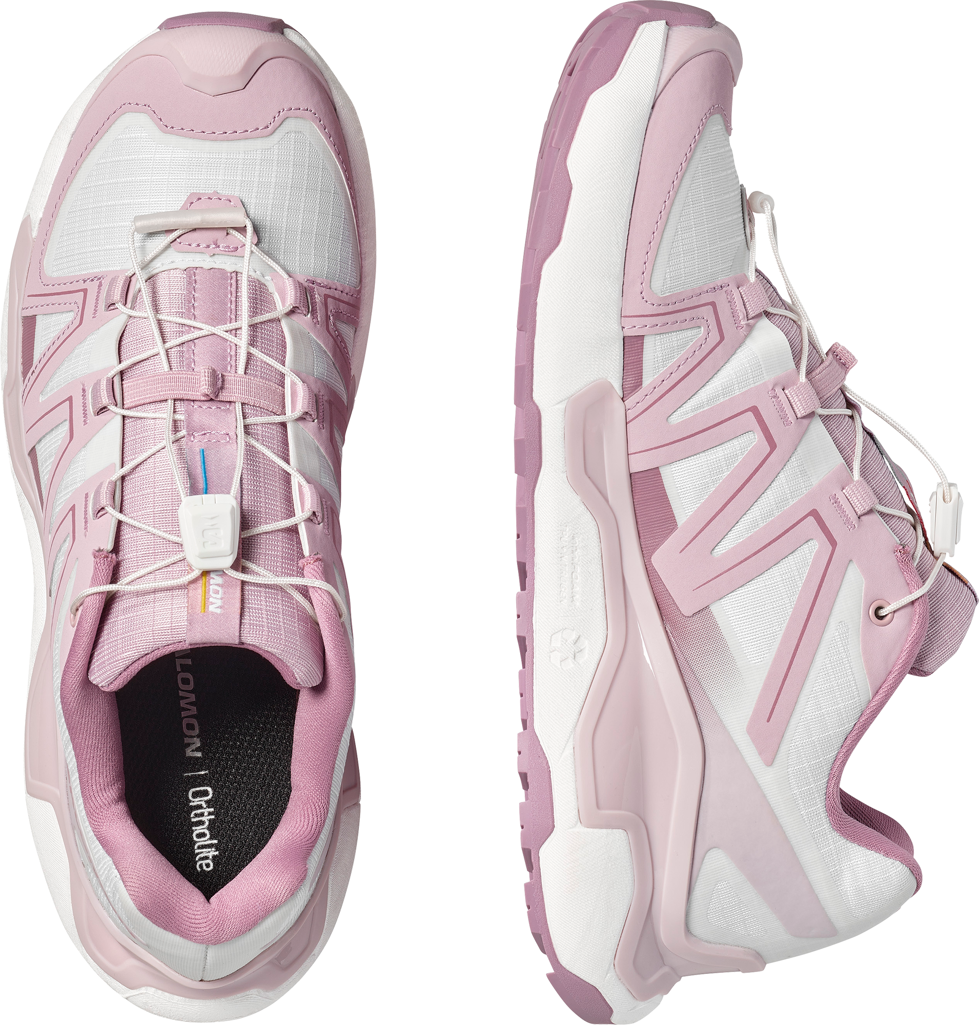 Sneaker SALOMON "XC ROAM", Damen, Gr. 42,5, atmungsaktiv, rosa (dawn pink, dusky orchid, lila ash), Synthetik, Textil, Schuhe Sneaker