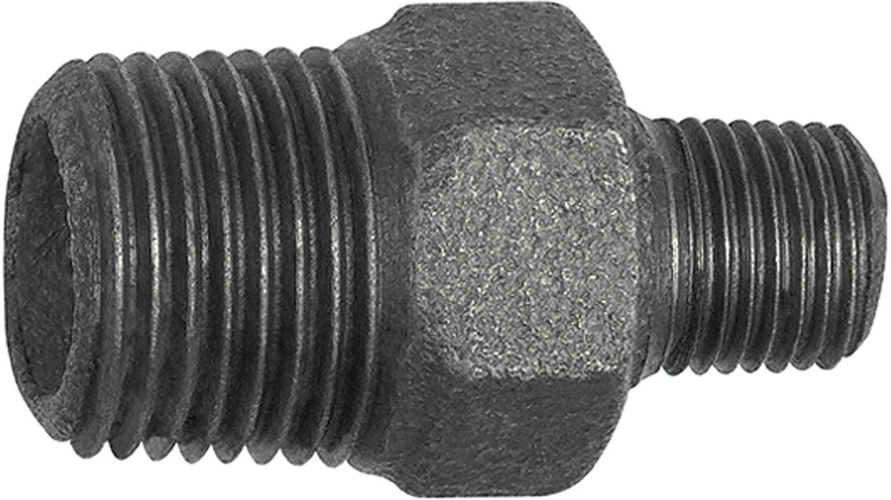 Riegler Doppelgew.nippel 245 red., R 1 a., R 3/4 a., Temperguss schwarz (TFD 245-1034-S)