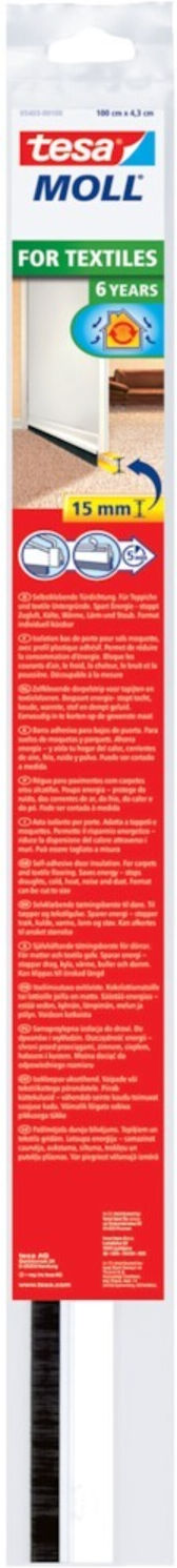tesa Tür-Dichtung 5403 braun bis 15mm Spalte (05403-00101-00)