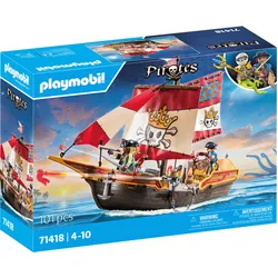 PLAYMOBIL 71418 - Pirates - Kleines Piratenschiff