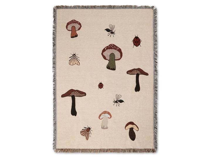 Ferm Living Plaid Forest tapestry 120x170 cm Sand