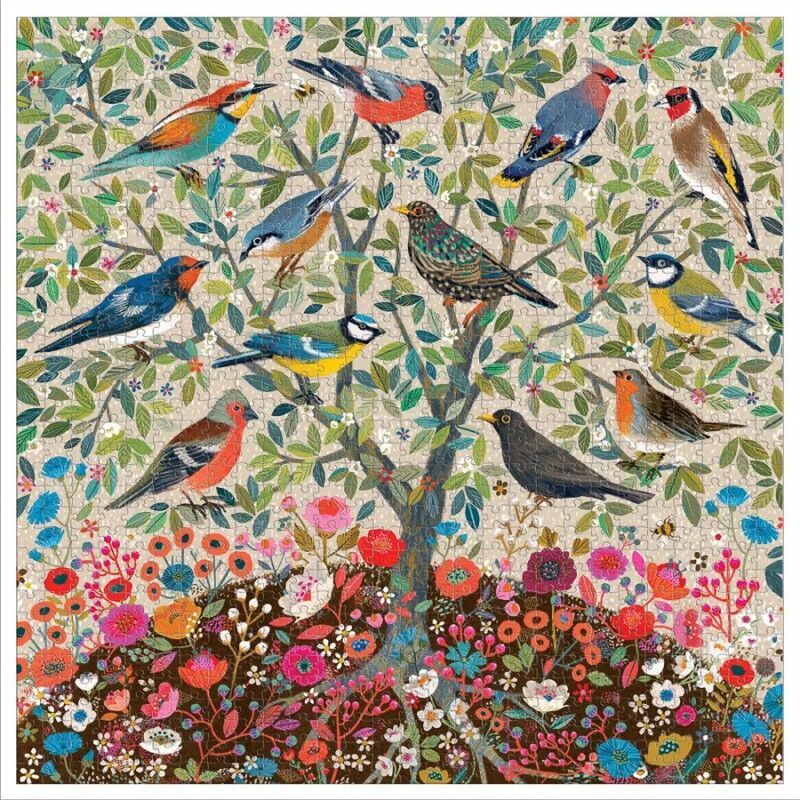 Puzzle 1000 pcs A songbirds Tree - Eeboo