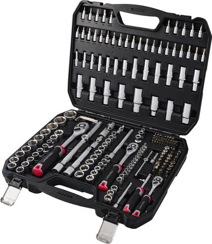 TOOLCRAFT Bit- und Steckschlüssel-Set 1/2", 1/4", 3/8" 179teilig TO-10674594