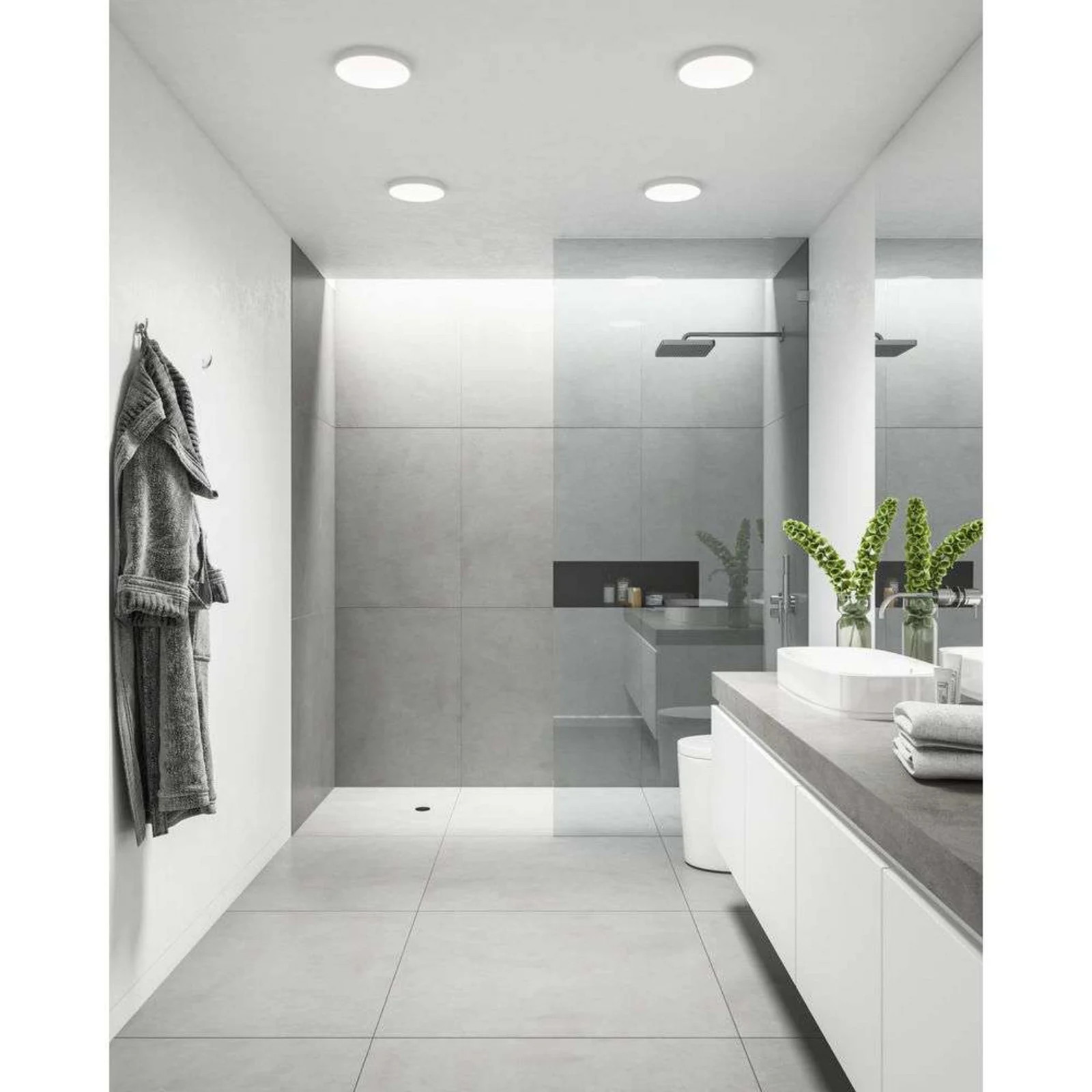Nordlux Sóller 17 Inbouwspot Wit - LED - IP44 - Dimbaar