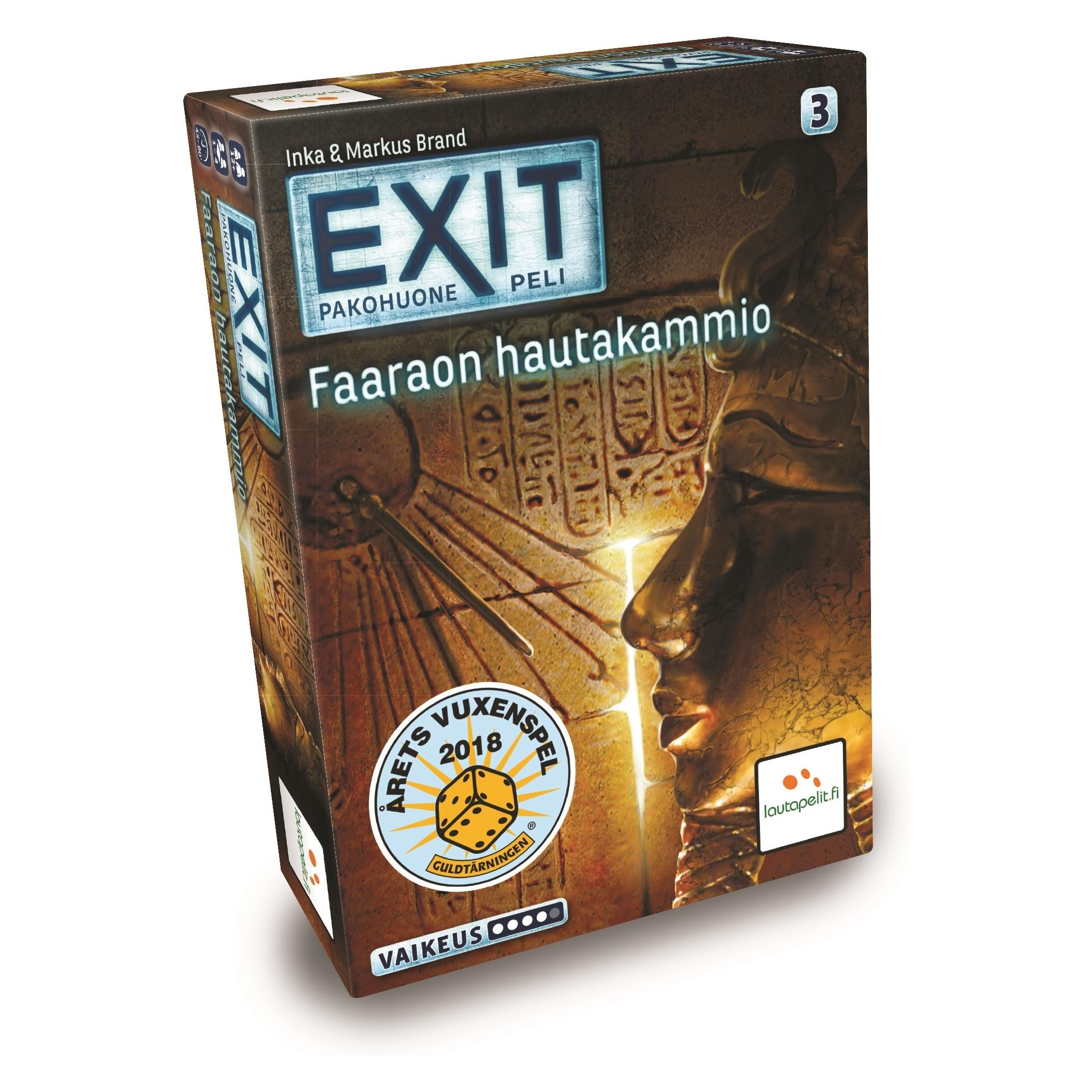 Lautapelit EXIT: Faaraon hautakammio -pakohuonepeli (Finnisch, 1 - 4 Spieler) (LPFI 334)