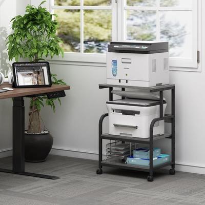 No Printer Stand with Storage