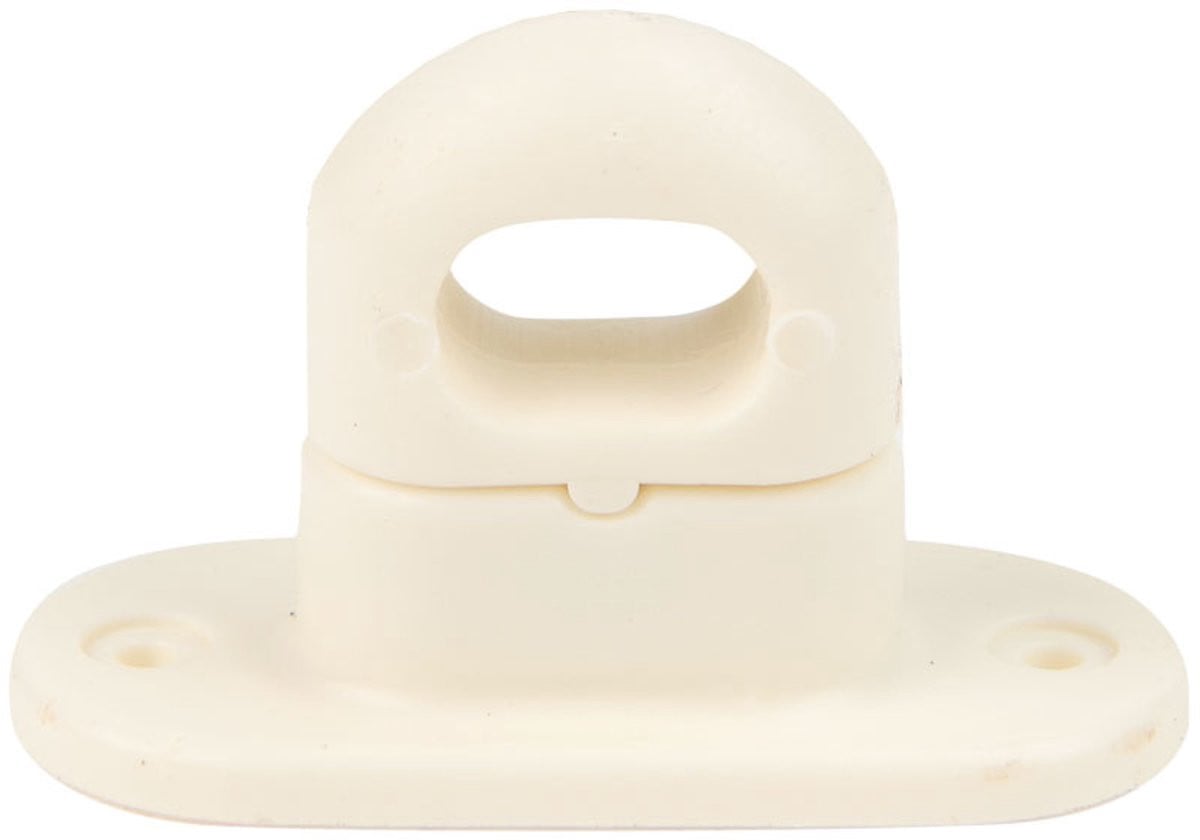 Afdekzeilwinkel Tourniquet draaisluiting crème kunststof 42x22mm