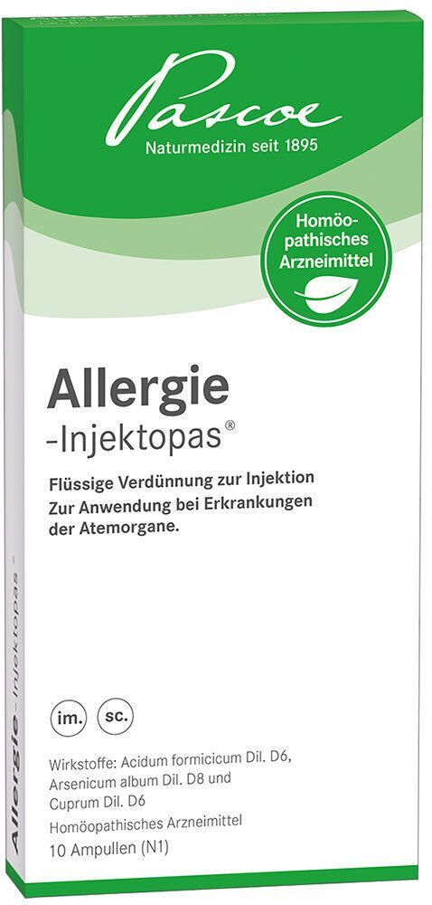 Pascoe Allergie-Injektopas Injektionslösung Ampullen 10x2 ml